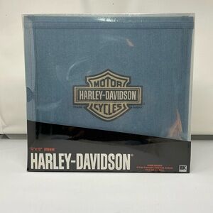 New Harley-Davidson Black and Blue Photo Album